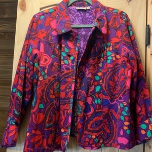 Choices SZ Med ladies Jacket jewel tone lined.